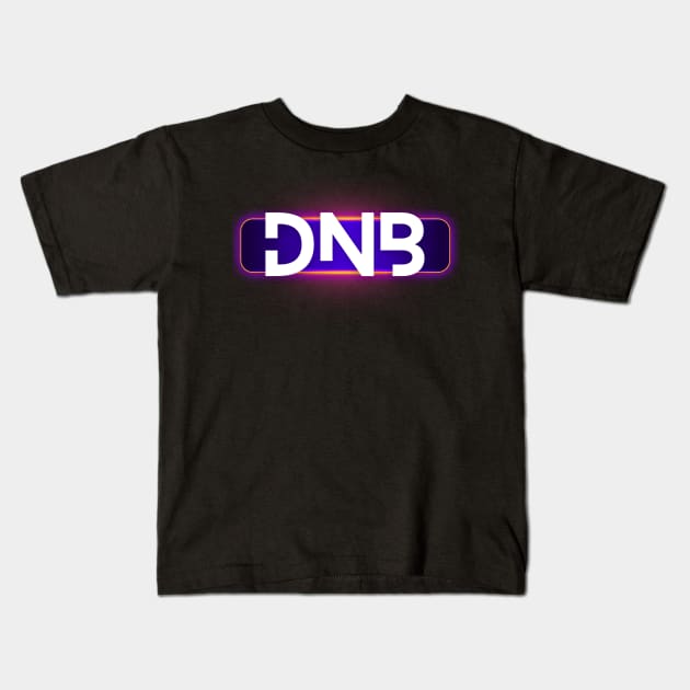 DNB Gold Kids T-Shirt by DvsPrime8